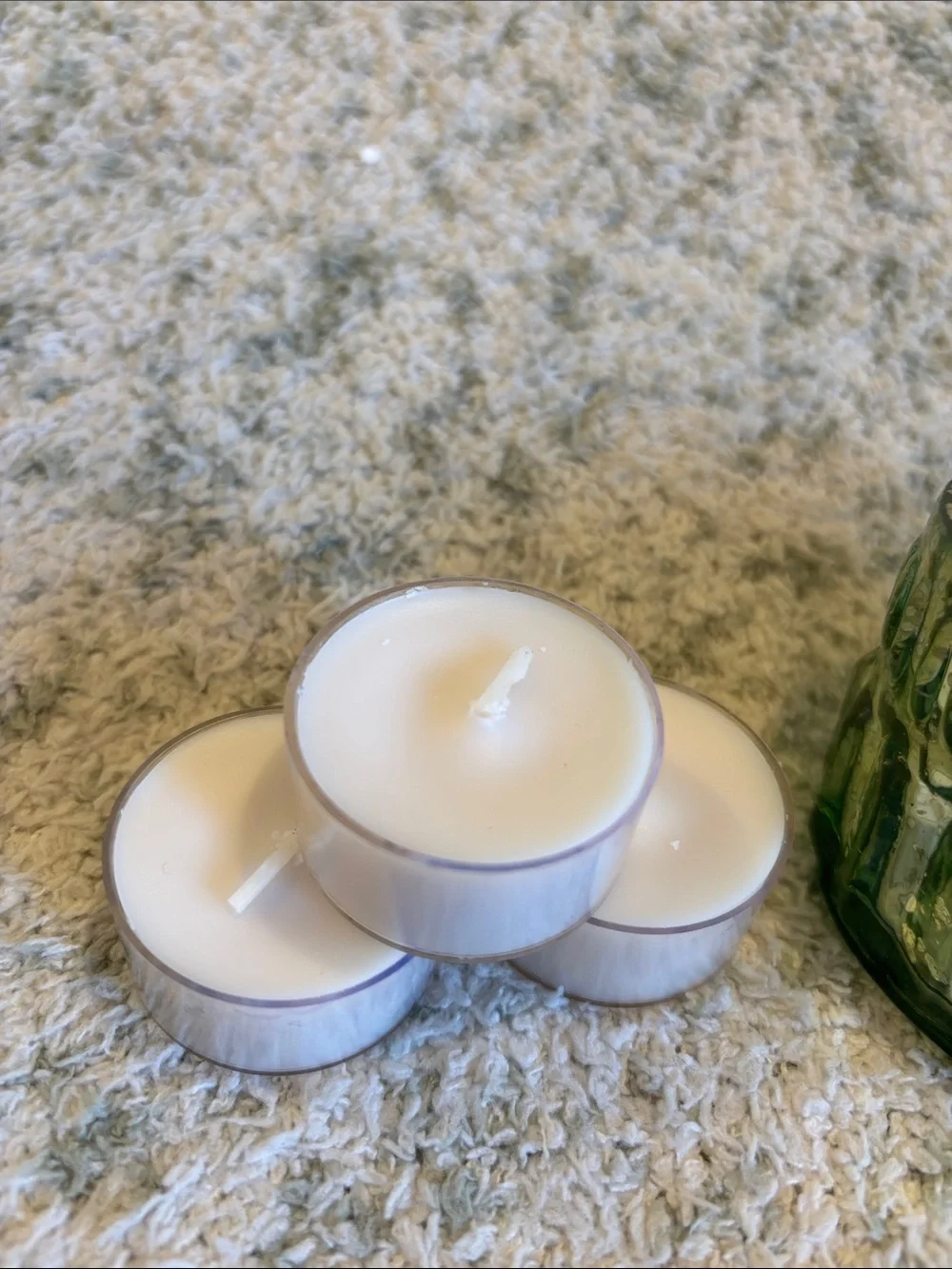 Rustic Sage Green Mercury Glass Tealight Holder by Koyal NWT Pier One